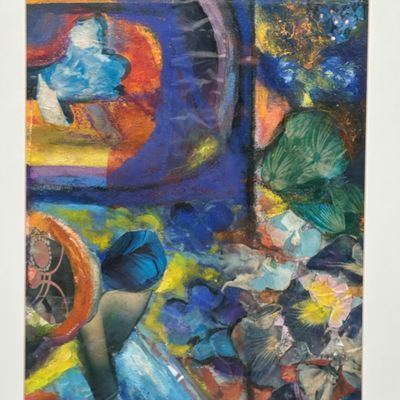 Edith Feiner Sarett - Original Signed Mixed Media on Paper