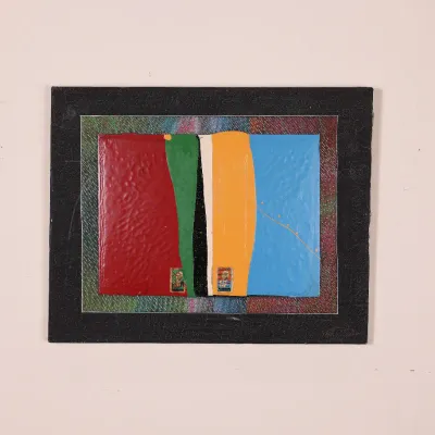 John T. Scott (1940–2007), “Letter to a Haitian Friend No. 1,” 1980–81, Mixed Media on Canvas