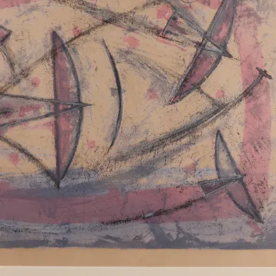 Rufino Tamayo (1899–1991), “Poesía del Vuelo,” 1958, Signed & Numbered Color Lithograph 38/100
