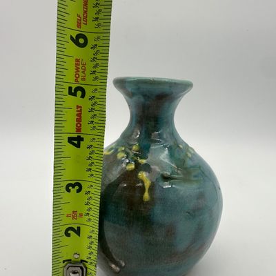 Earthworks Barbados Glazed Art Pottery Vase