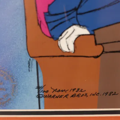 Chuck Jones “Justice Oliver Wendell Rabbit” Limited Edition Animation Cel, 1982