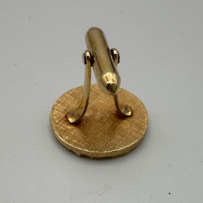 14K Gold Spiral Cufflink