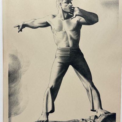 Rockwell Kent – “Eternal Vigilance is the Price of Liberty,” Signed Lithograph
