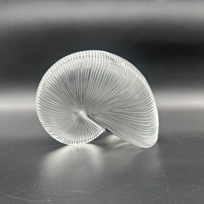 Baccarat Nautilus Shell Crystal Paperweight – Signed