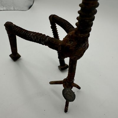 Signed Welded Metal Musician Sculpture Ensemble