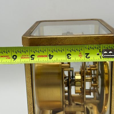 Jaeger-LeCoultre Atmos II Gilt Brass & Glass Mantel Clock