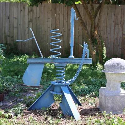 Martin Payton (American/Louisiana, b. 1948), “L’Amistad,” 1983, Unique Painted Steel Sculpture