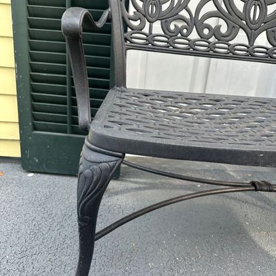 Hanamint Tuscany Cast Aluminum Garden Bench