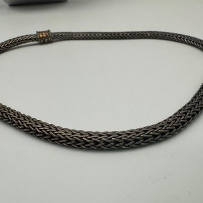 John Hardy Silver & 18K Gold Dot Classic Chain Necklace