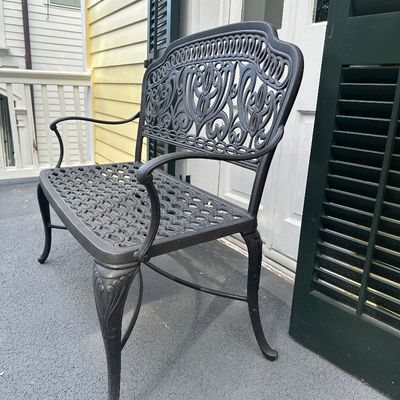 Hanamint Tuscany Cast Aluminum Garden Bench