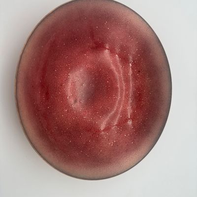 Jade Snow Wong Mid-Century Modern Copper Enamel Bowl