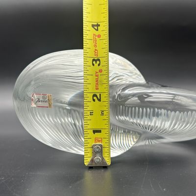 Baccarat Nautilus Shell Crystal Paperweight – Signed