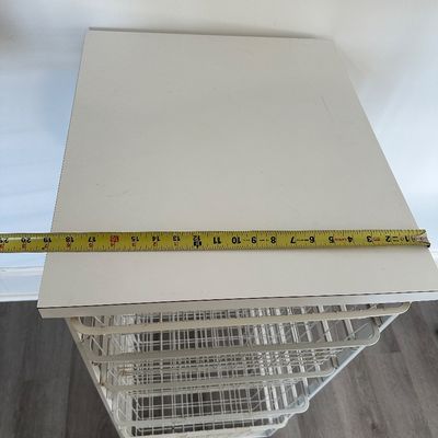 White Metal Wire 5-Drawer Storage Organizer