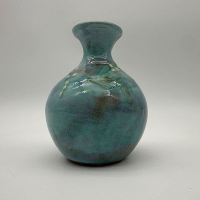 Earthworks Barbados Glazed Art Pottery Vase