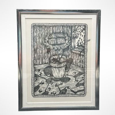 George Febres (1943–1996), 1976, Original Work on Paper