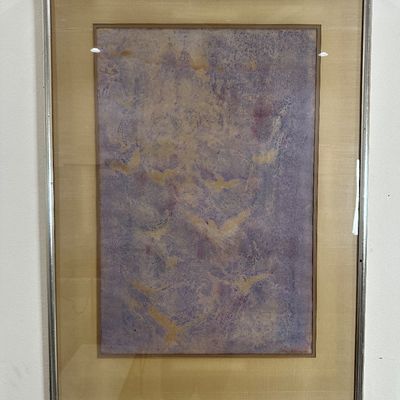 Charles Henry Reinike Signed Abstract Monoprint – No. 1/15, Framed