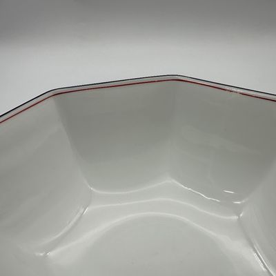 Vintage 1975 Fitz and Floyd Imari-Style Octagonal Porcelain Bowl