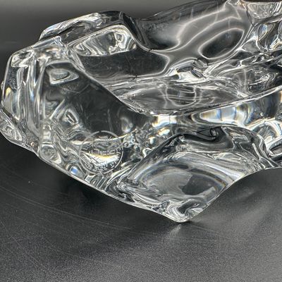 Baccarat Clear Crystal Bull Sculpture