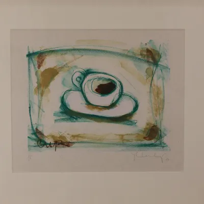 Claes Oldenburg “Cup” 1973 Signed & Numbered Lithograph 23/50