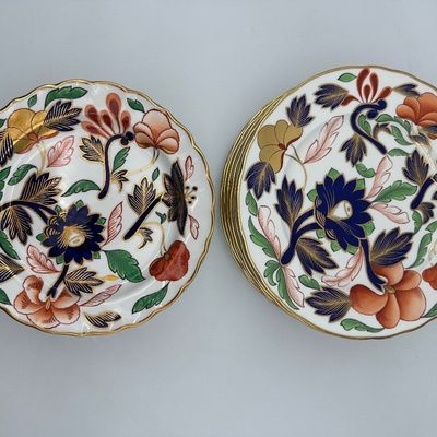 Royal Worcester Imari Fine Bone China Dinner Service, 1964