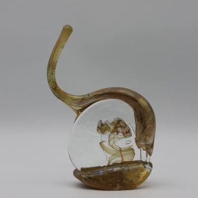 Gene H. Koss “Shape” 1989 Art Glass Sculpture