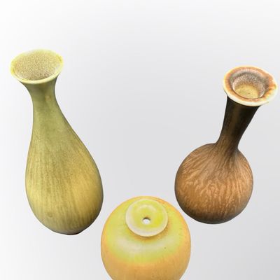 Berndt Friberg for Gustavsberg – Three Miniature Stoneware Vases
