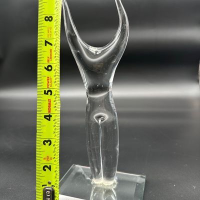Maurice Alvarado (American, b. 1958) “Standing Figure” Glass Sculpture, 2000
