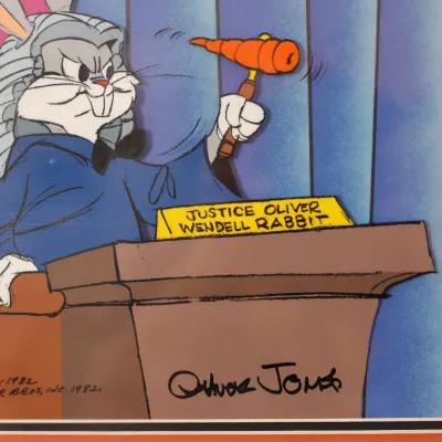 Chuck Jones “Justice Oliver Wendell Rabbit” Limited Edition Animation Cel, 1982
