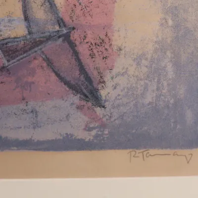 Rufino Tamayo (1899–1991), “Poesía del Vuelo,” 1958, Signed & Numbered Color Lithograph 38/100