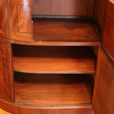 Regency Ebony-Banded Flame Mahogany Sideboard, Circa 1815