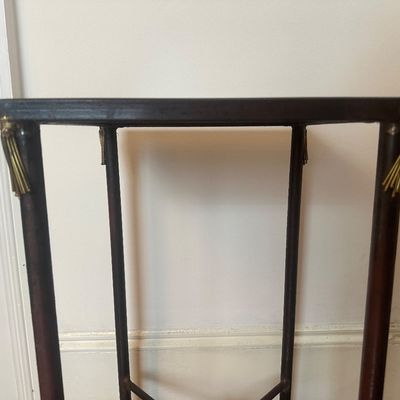 Mario Villa Mixed Metal & Marble-Top End Table