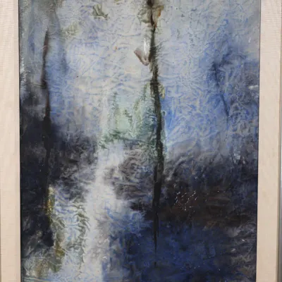 Charles Henry Reinike (1906–1983), “Bayou,” c. 1960–70, Large Signed Louisiana Watercolor