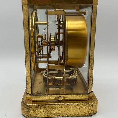 Jaeger-LeCoultre Atmos II Gilt Brass & Glass Mantel Clock