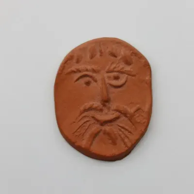 Pablo Picasso “Visage” Terracotta Medallion, 1954
