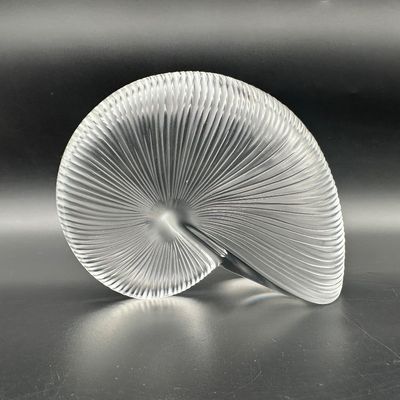 Baccarat Nautilus Shell Crystal Paperweight – Signed