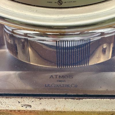 Jaeger-LeCoultre Atmos II Gilt Brass & Glass Mantel Clock