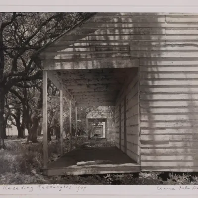 Clarence John Laughlin (1905–1985), “Receding Rectangles,” 1947, Gelatin Silver Photograph