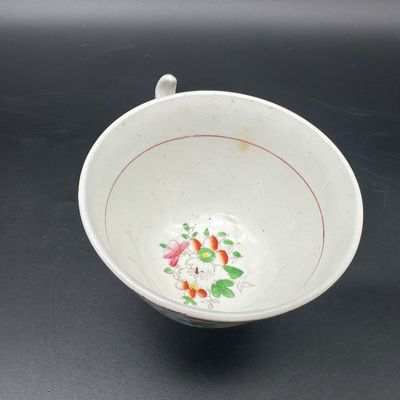 Hilditch & Son “Oriental Musicians” Porcelain Cup & Saucer, c. 1825