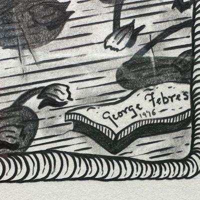 George Febres (1943–1996), 1976, Original Work on Paper
