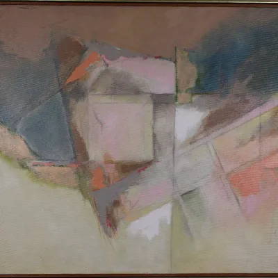 Betty J. Moran (American, 1925–2013), Untitled Abstract, Signed Acrylic on Canvas, 30 x 36 in.
