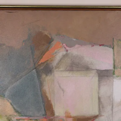 Betty J. Moran (American, 1925–2013), Untitled Abstract, Signed Acrylic on Canvas, 30 x 36 in.