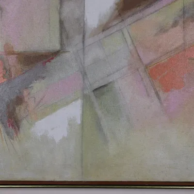 Betty J. Moran (American, 1925–2013), Untitled Abstract, Signed Acrylic on Canvas, 30 x 36 in.