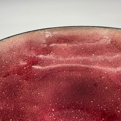 Jade Snow Wong Mid-Century Modern Copper Enamel Bowl
