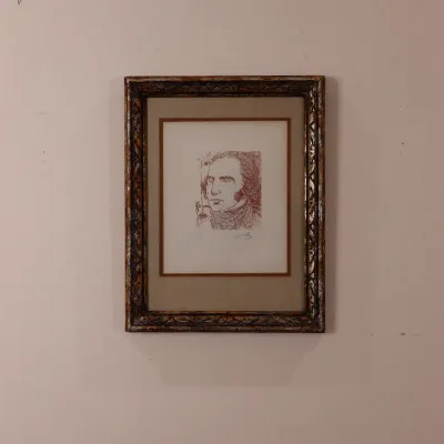 Salvador Dalí “George Washington” from Five Americans, 1967 Signed Etching
