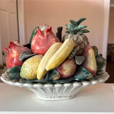 Three Hands Corp. Ceramic Fruit Basket Centerpiece – Kirkland’s