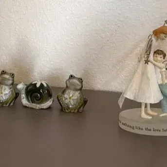 Whimsical Collectible Figurine Lot – Hallmark Angels, Frogs, Snails & Snowmen 