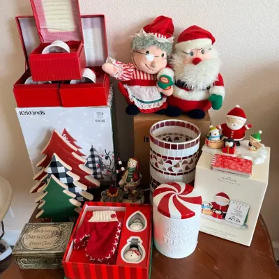 Christmas Collection Of Hallmark, Kirkland, Yankee Candle 