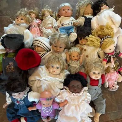 Large Baby Doll Realistic Toy Doll Lot Set Of 17+ Babies