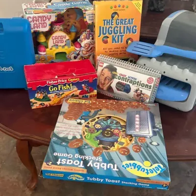 Vintage Toy Collection Easy Bake, Adopt A Dog Fisher Price, Castle Candy Land Game ETC!