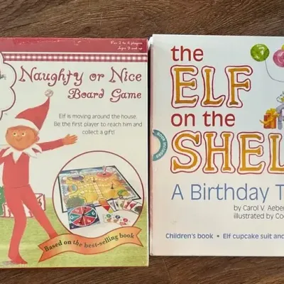 Naughty Or Nice Elf On The Shelf Board Game, The Elf On The Shelf A Birthday Tradition 